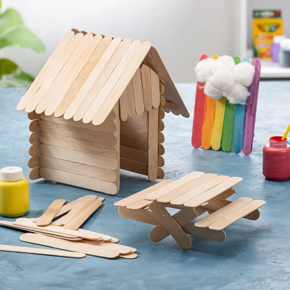 200 Count Jumbo Popsicle Sticks 6